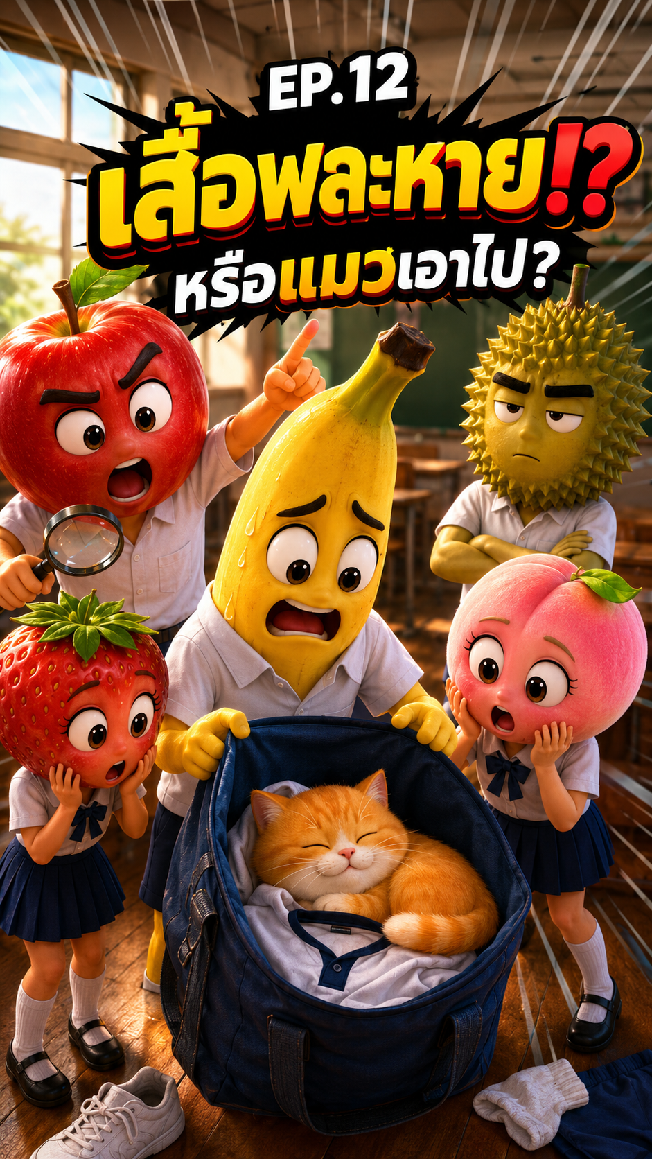 EP.12 เสื้อพละหาย!?